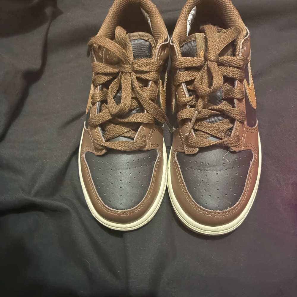 Nike Kids Sneakers Brown and Black